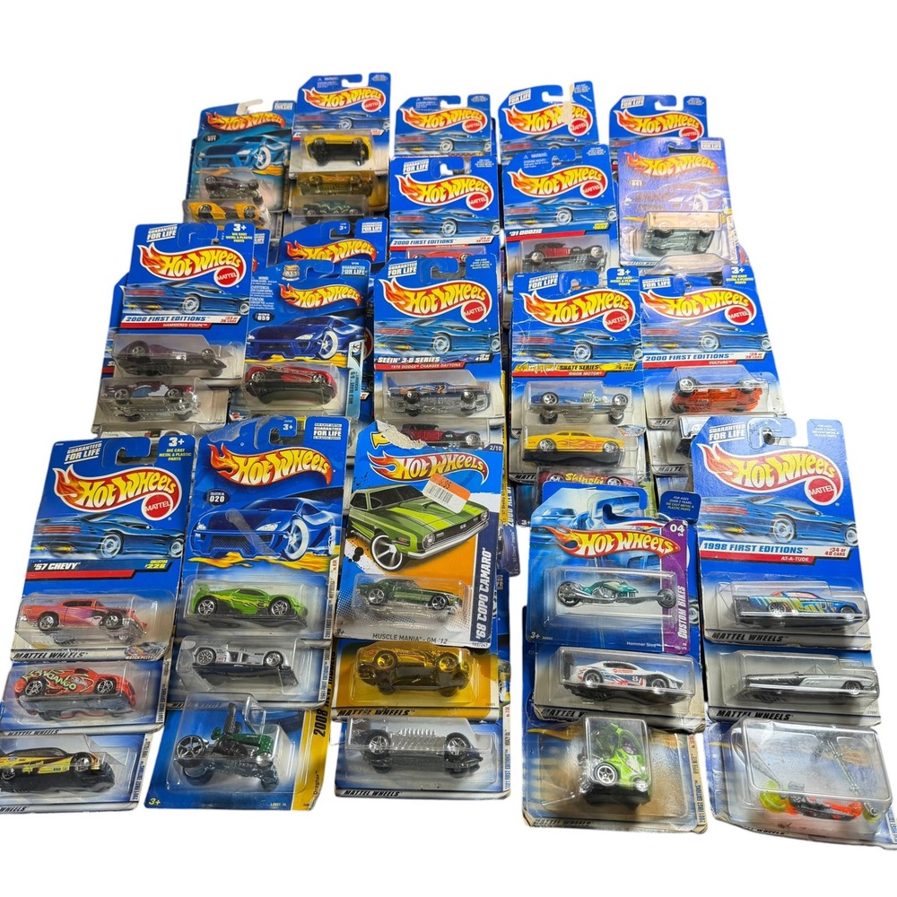 Hot Wheels Lot of 73 Vintage to Modern First Editions 68 COPO Camaro 57 Chevy
